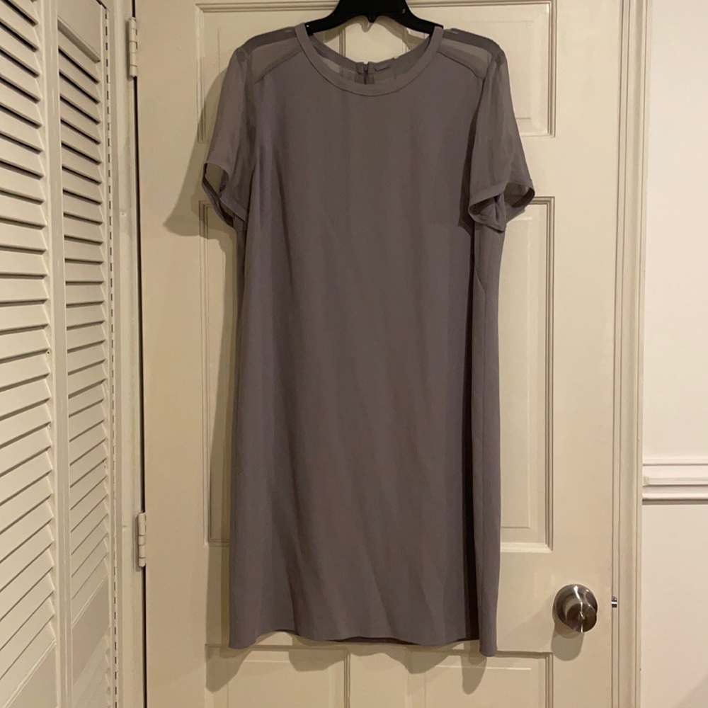 ELIE TAHARI SHEER MIXED DRESS 14